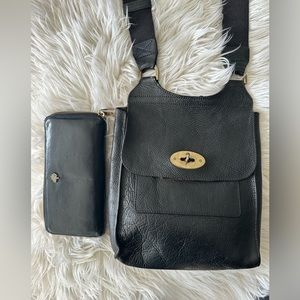 Vintage Mulberry Antony bag and long wallet